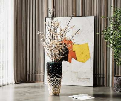 花瓶花艺3D模型下载